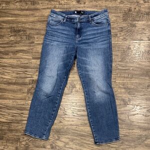 Kut from the Kloth “Meghan High Rise Ankle Cigarette” Jeans - 12